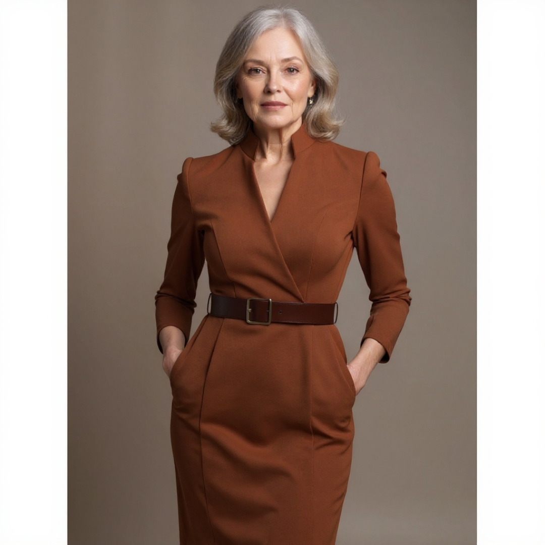 LUNE – Élégance Classique Dress