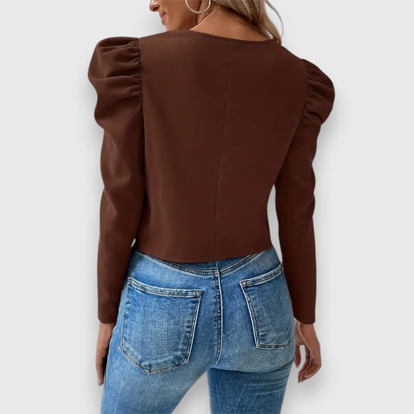 Élise – Veste à épaules structurées