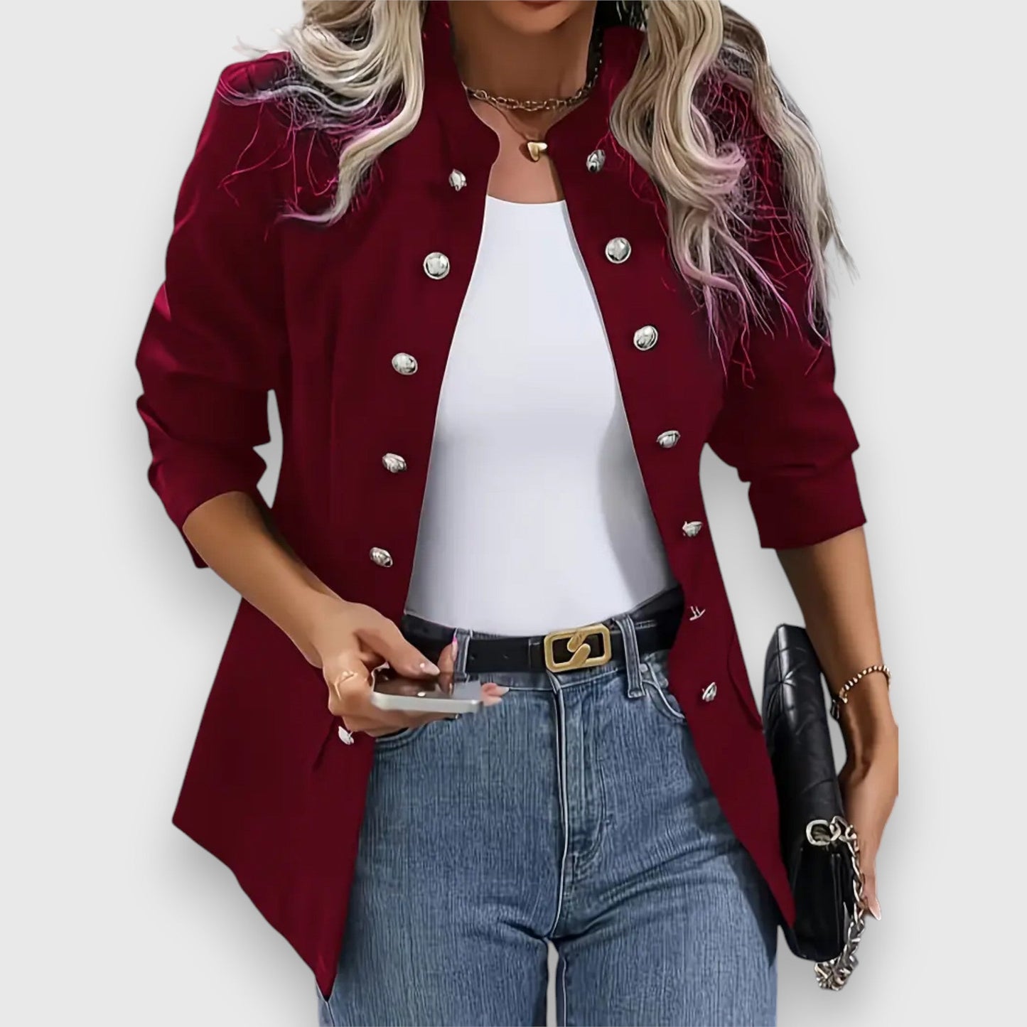 Noémie – Blazer structuré noir