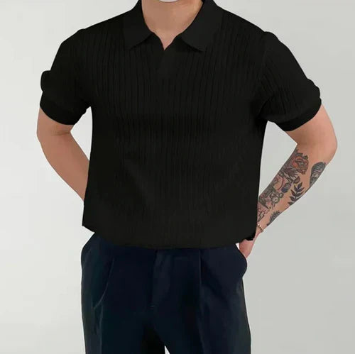 CAVALLO -Silk Mesh POLO Shirt