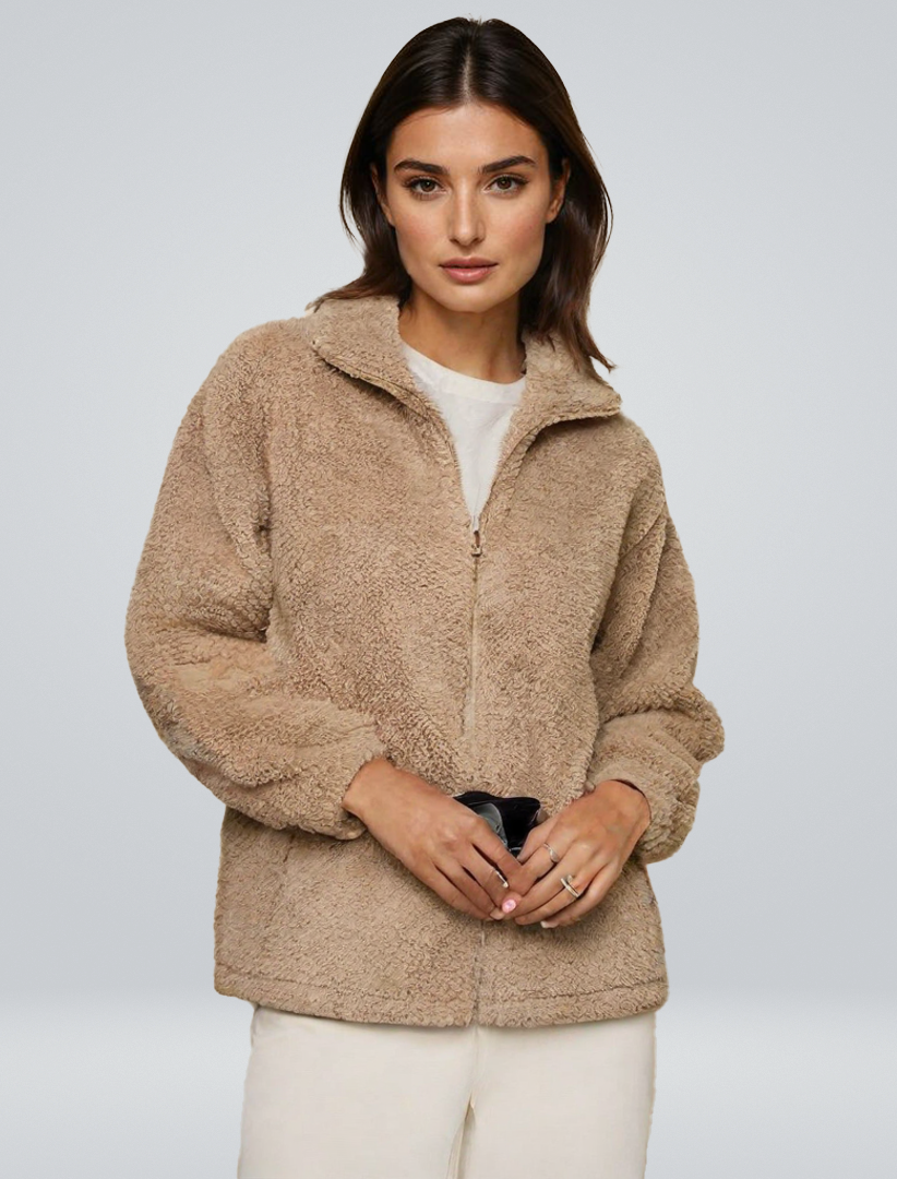 Solène – Veste Doudou Zippée