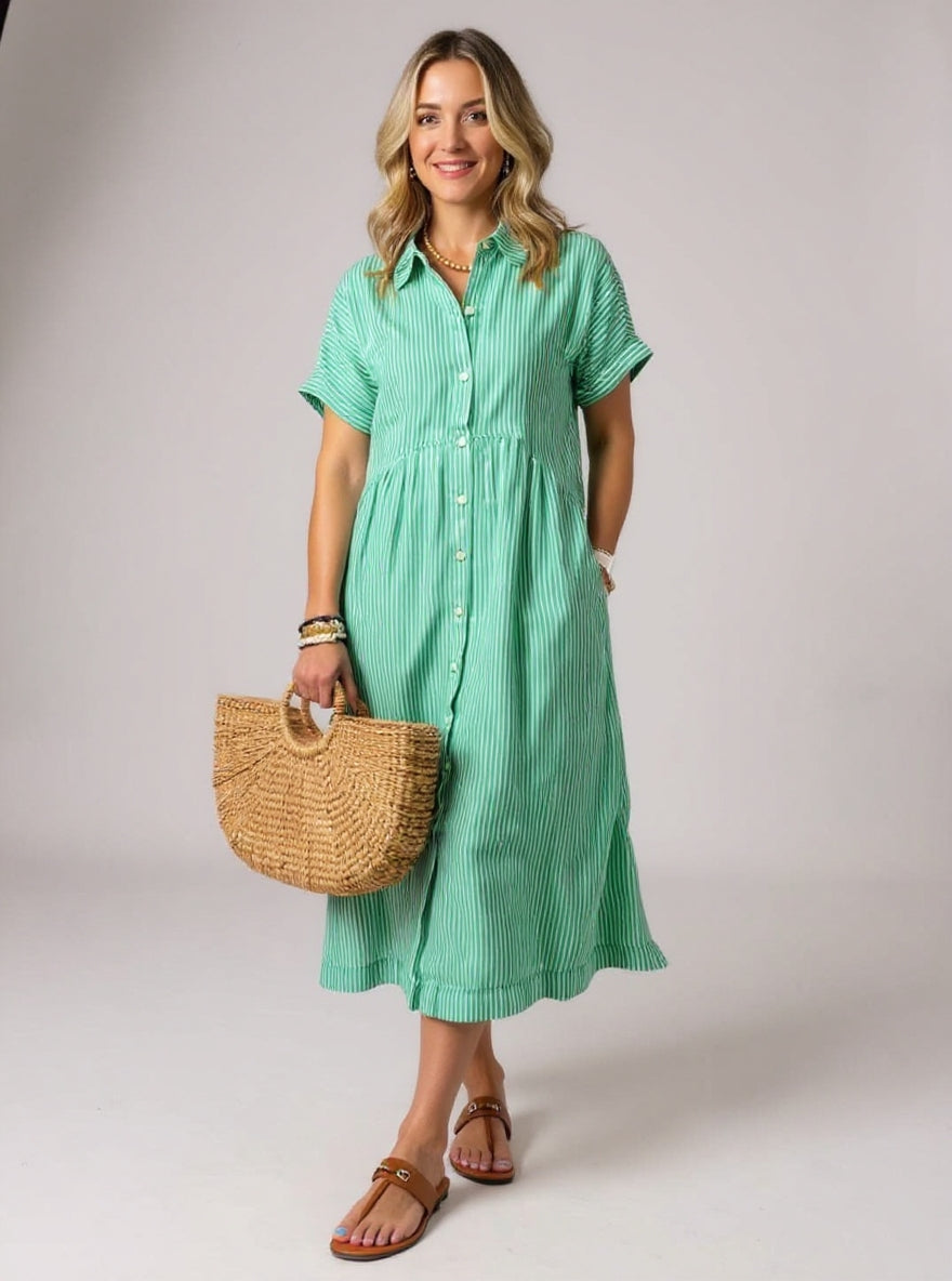 LUNE – Marla Button Dress