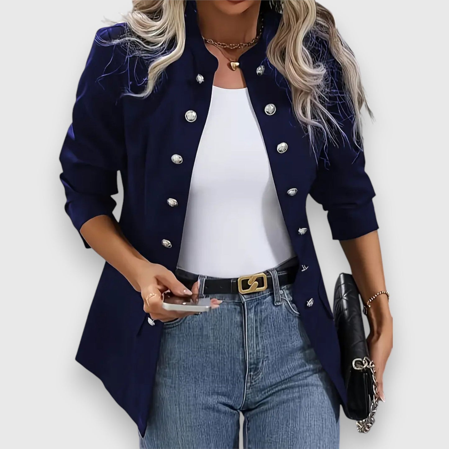 Noémie – Blazer structuré noir