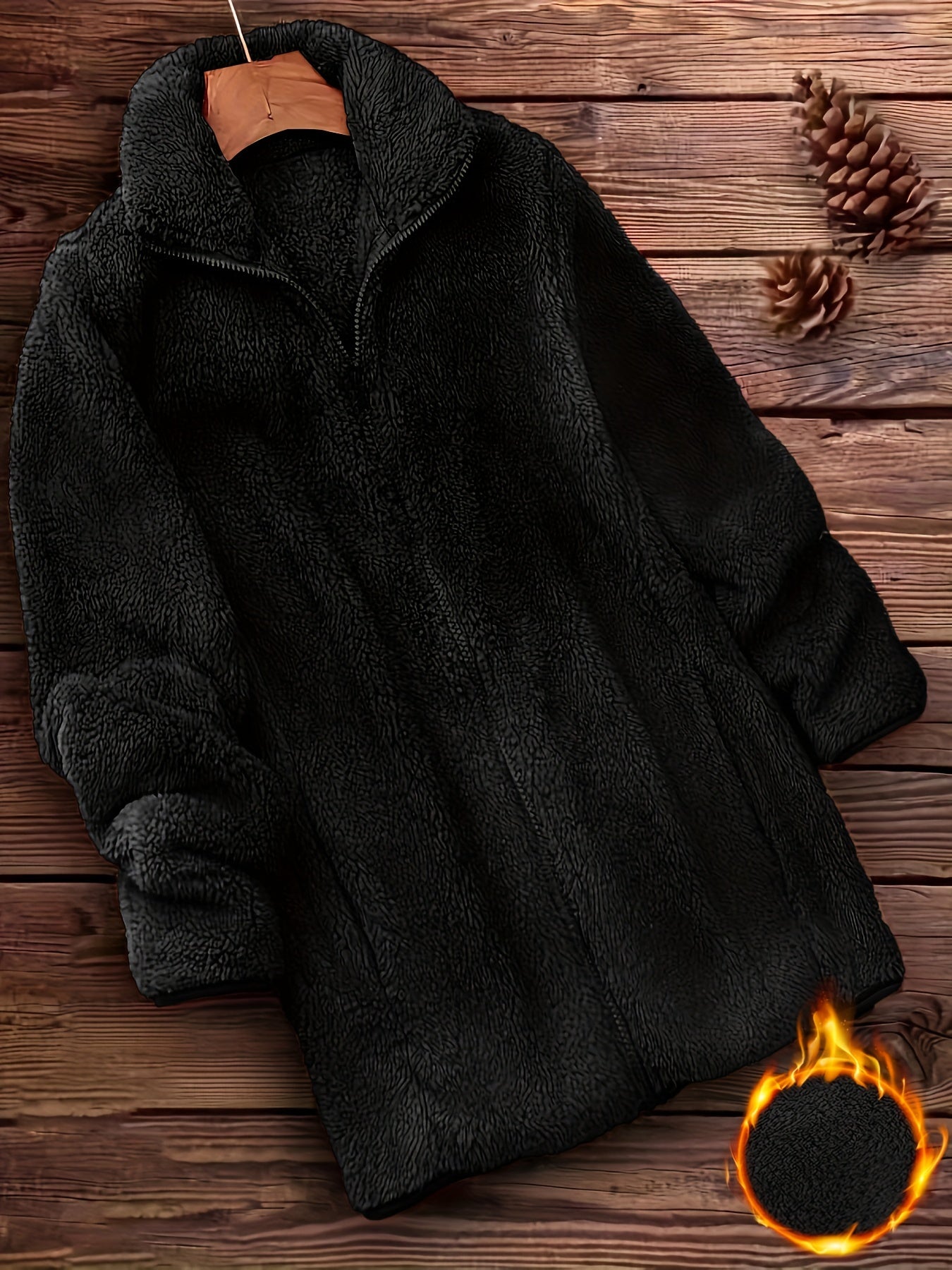 Solène – Veste Doudou Zippée