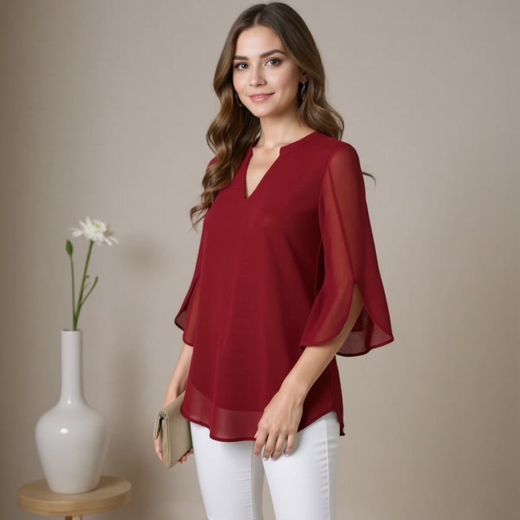 LUNE – Effortless Grace Blouse