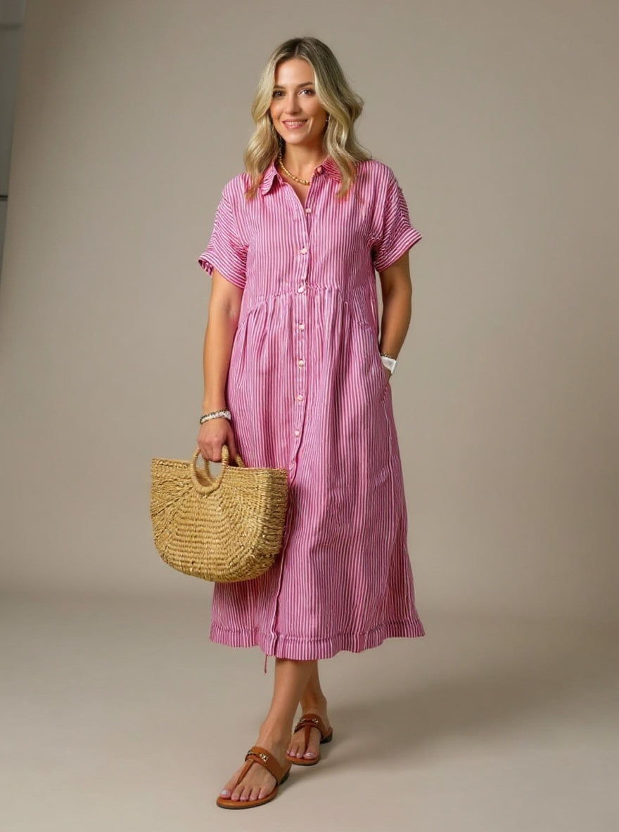 LUNE – Marla Button Dress