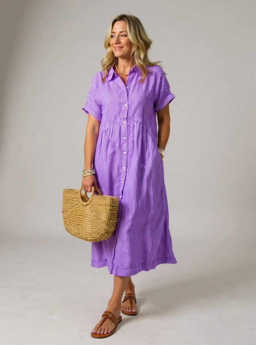 LUNE – Marla Button Dress