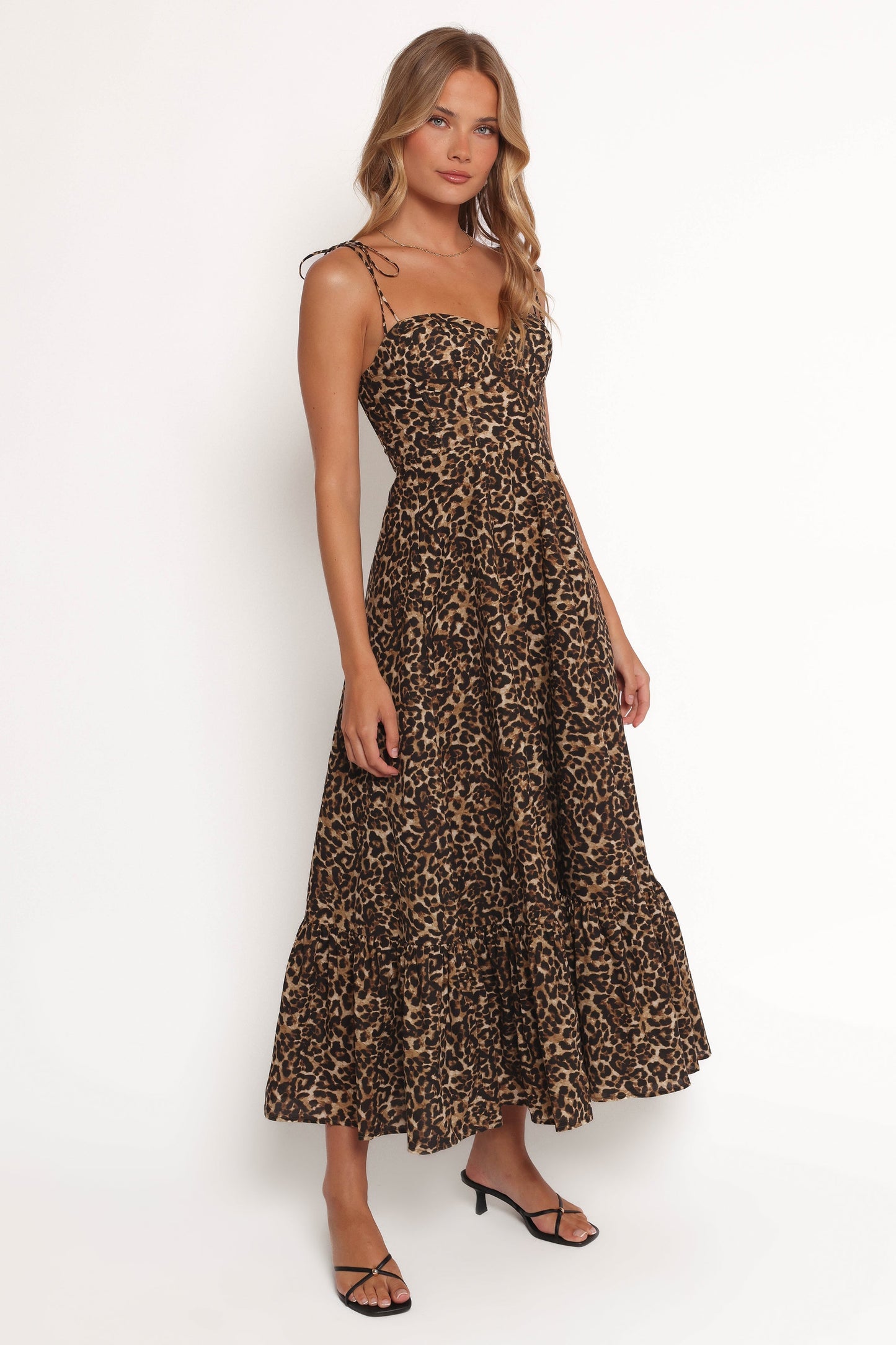Ava – Robe Léopard Volantée