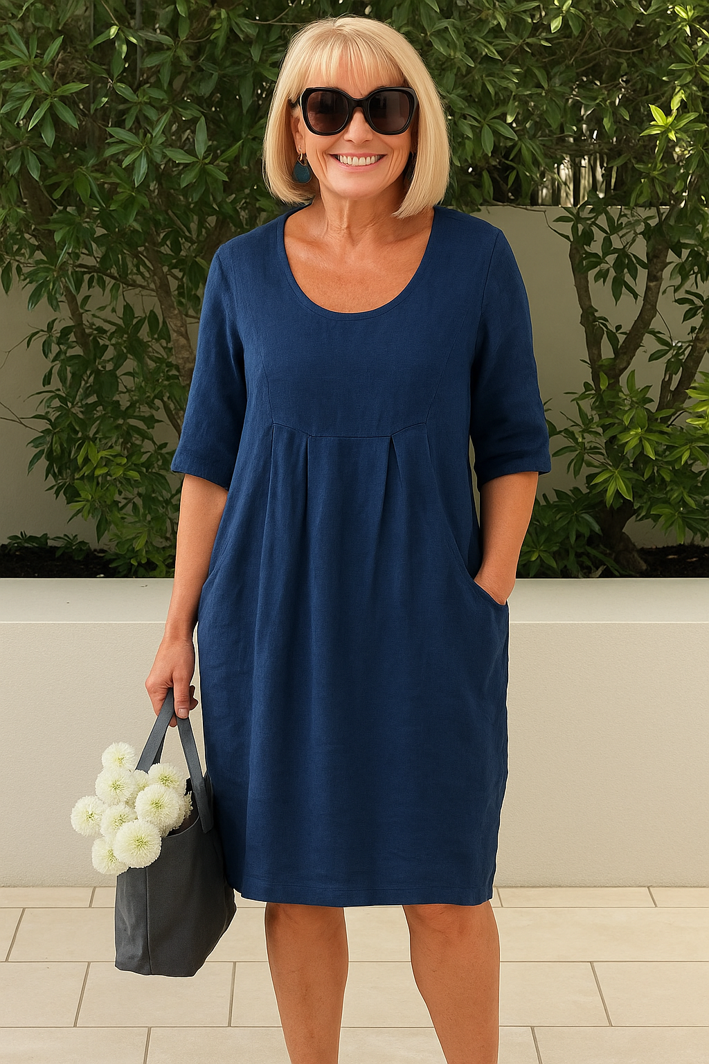 LUNE – Linen Breeze Dress