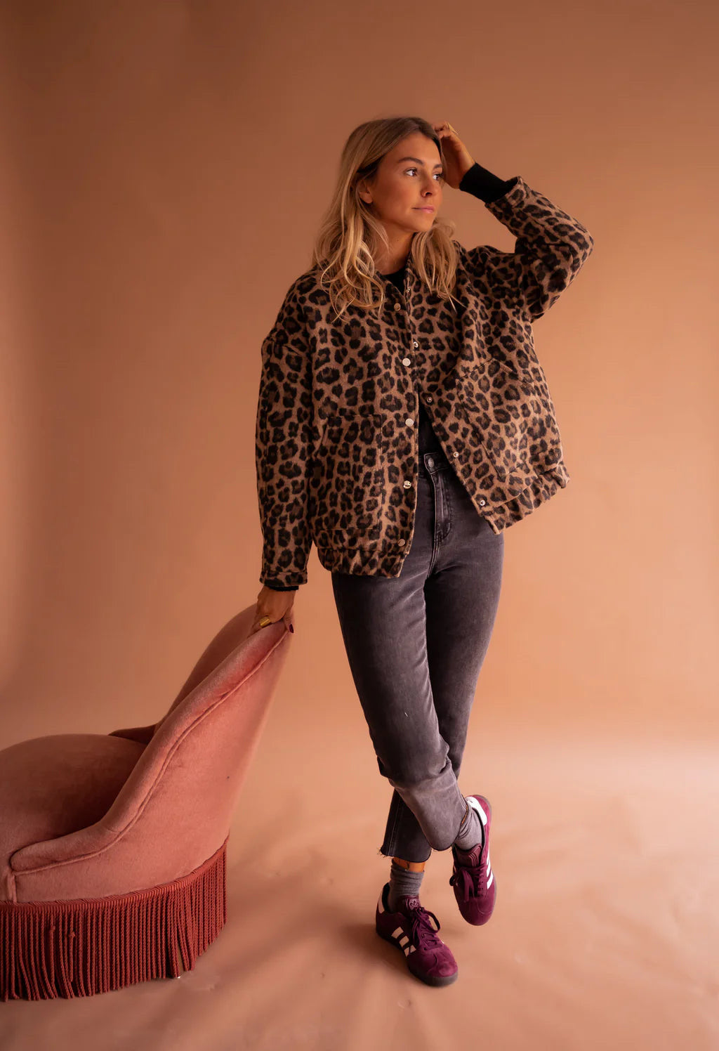 Élodie – Leopardenjacke