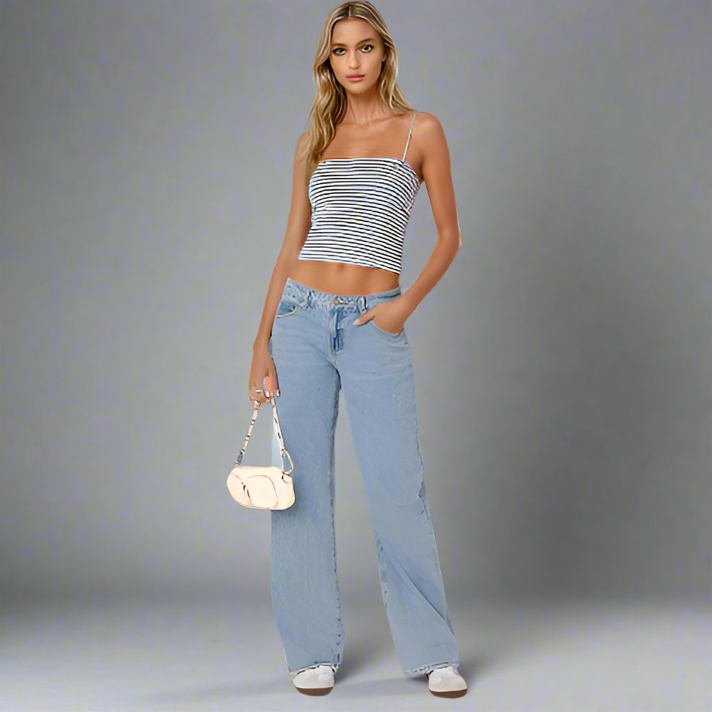 Mila – Jean Taille Basse Oversize