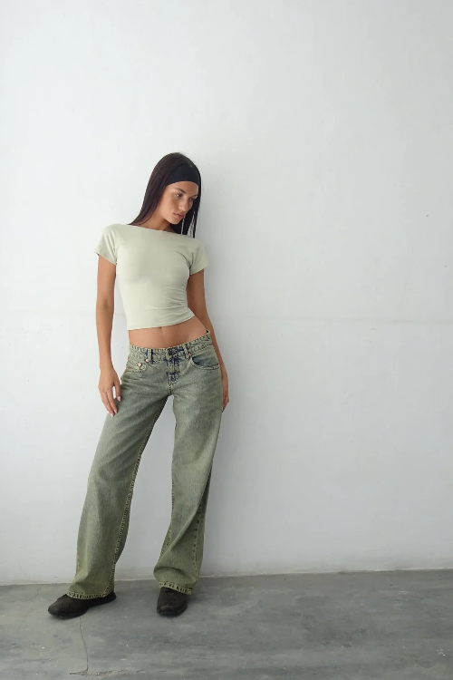 Mila – Jean Taille Basse Oversize