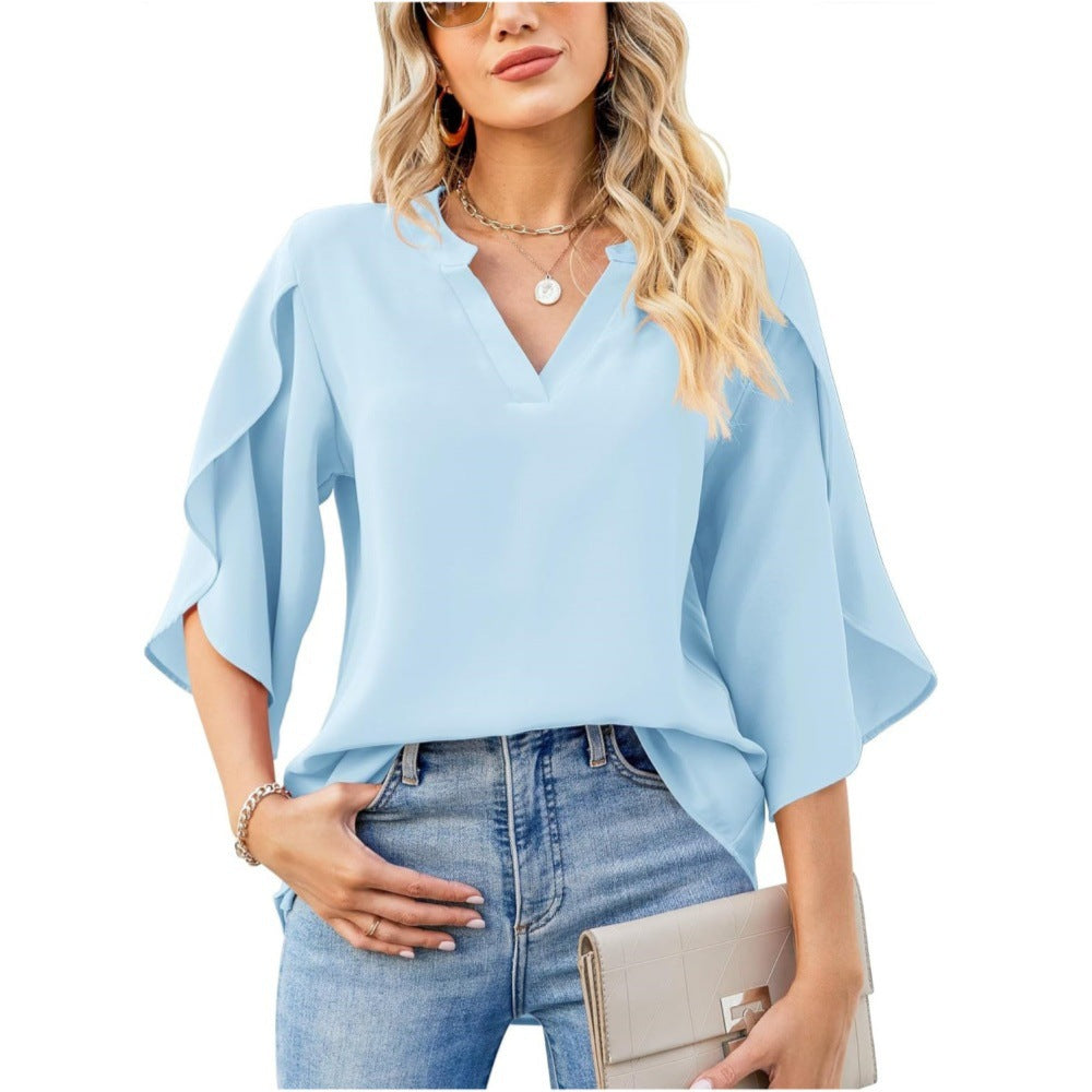 Celina – Elegante Bluse mit Schmetterlingsärmeln