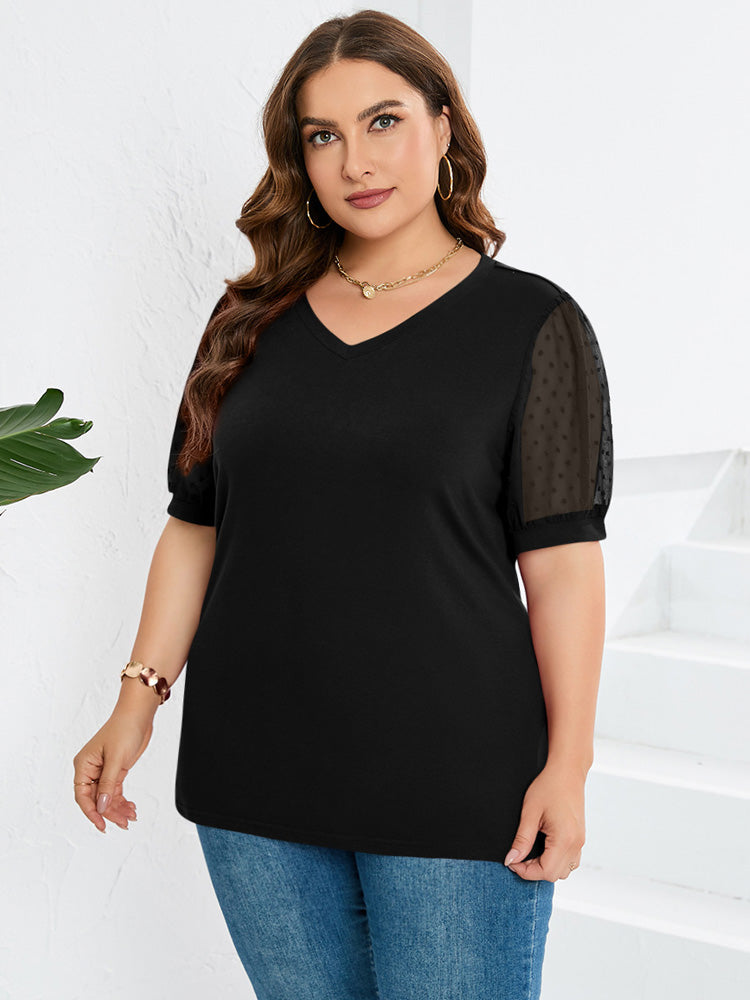 Estelle – Elegante Bluse mit Spitzenärmeln