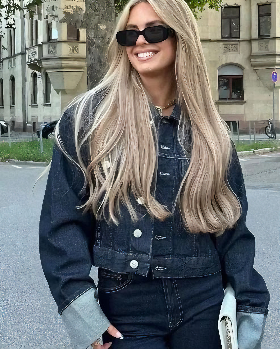 Isaline – Ensemble Denim Oversize