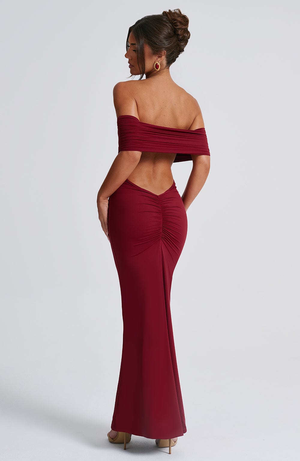 Noémie – Robe Longue Épaules Dénudées