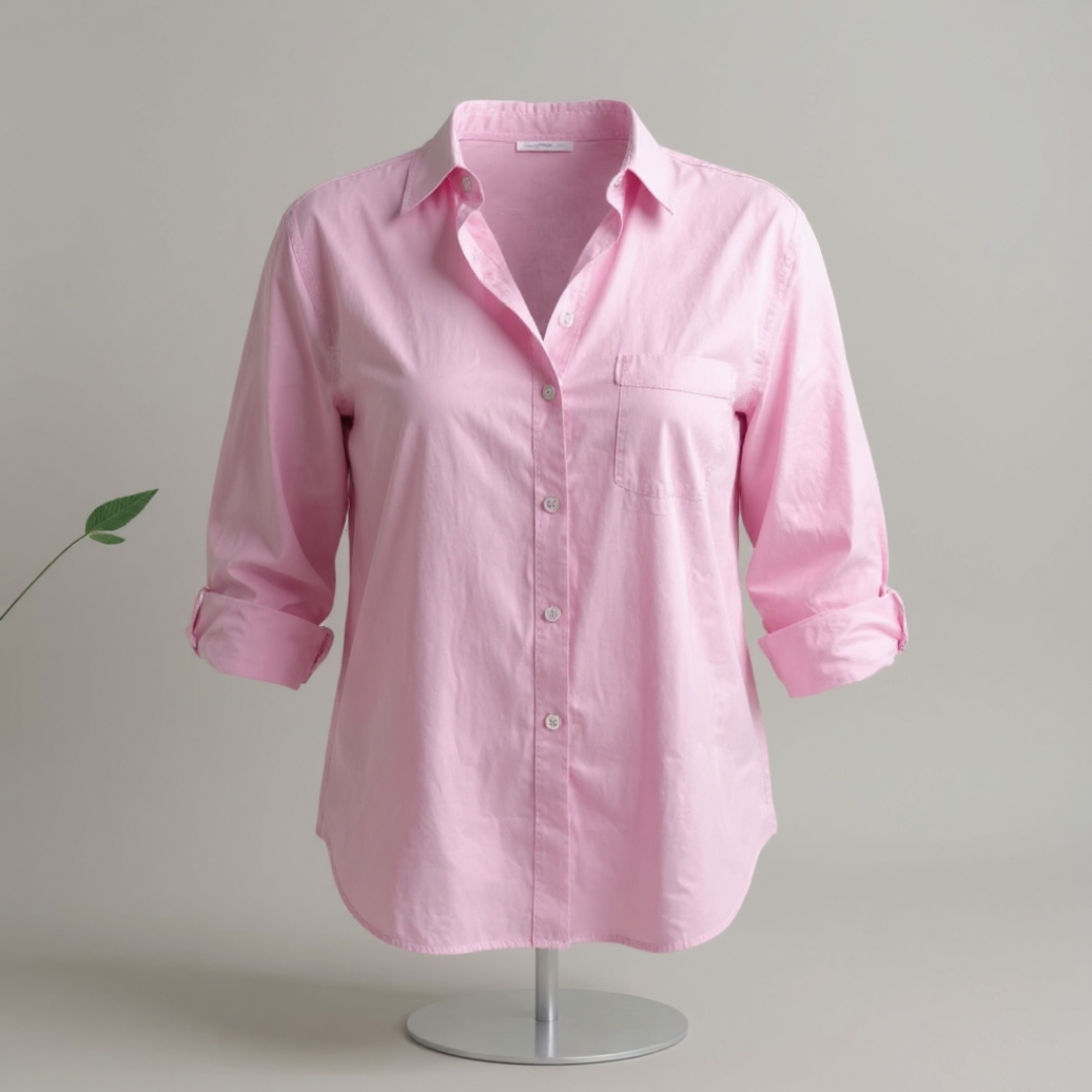 LUNE – Pure Linen Comfort Blouse