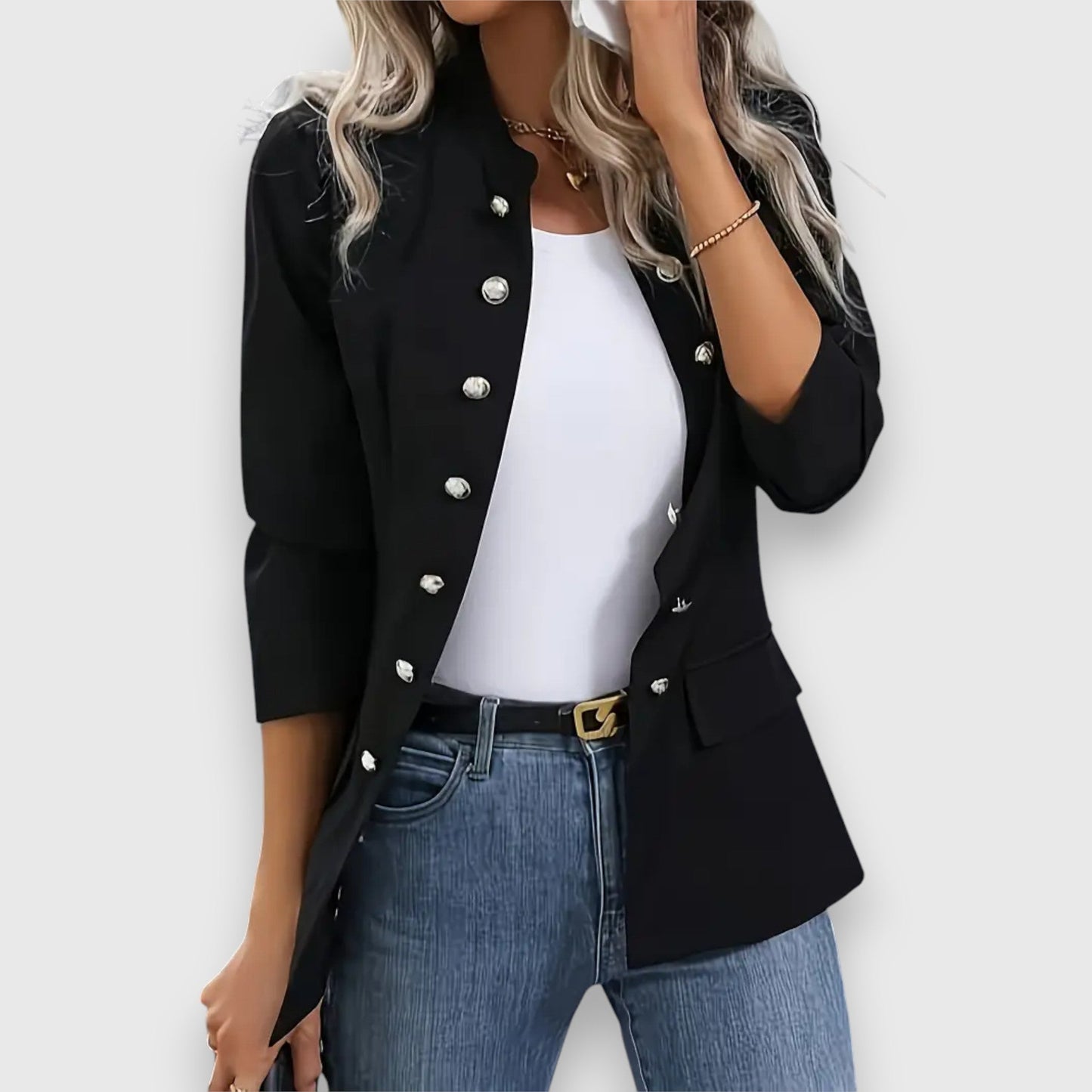 Noémie – Blazer structuré noir