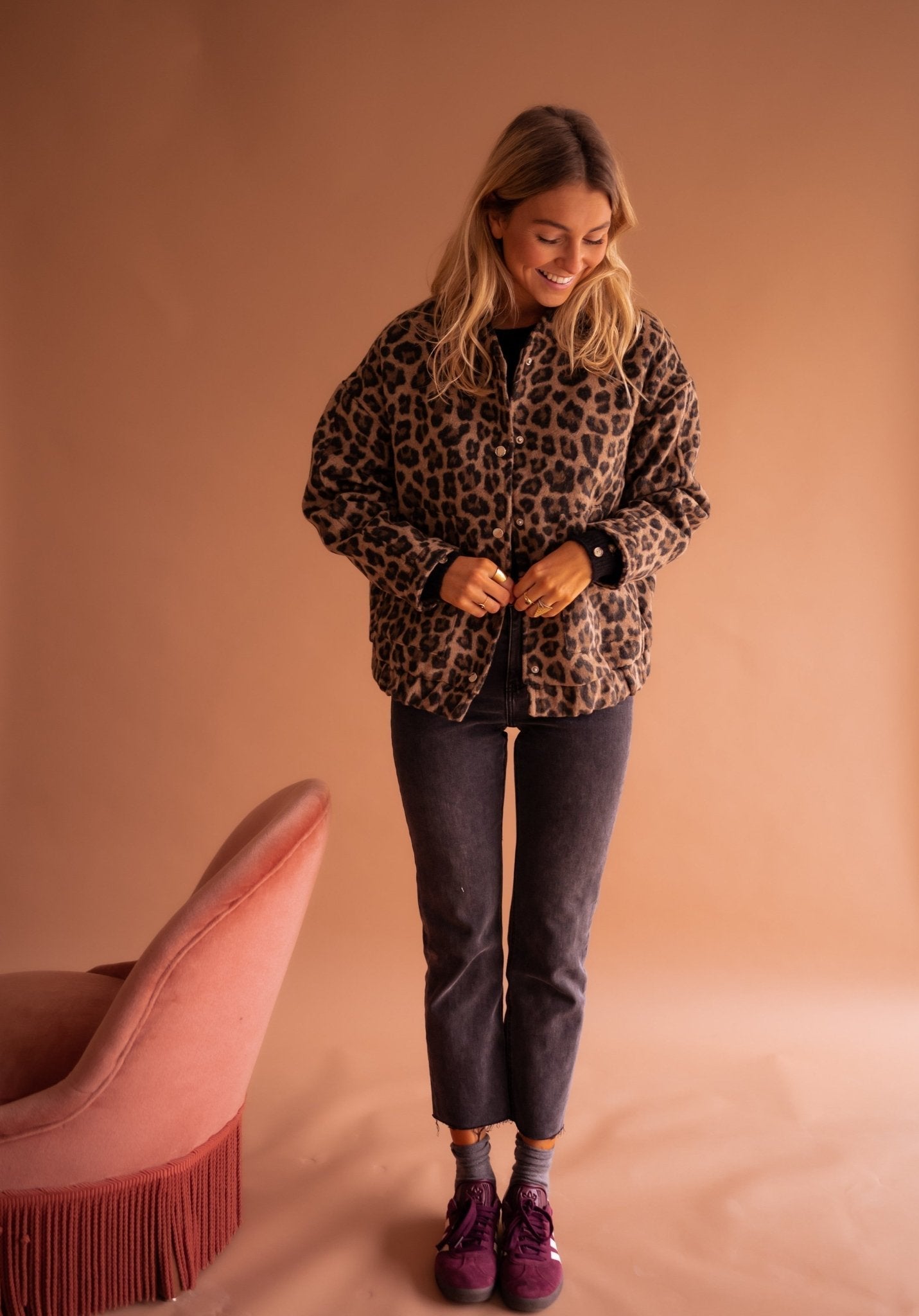 Élodie – Leopardenjacke