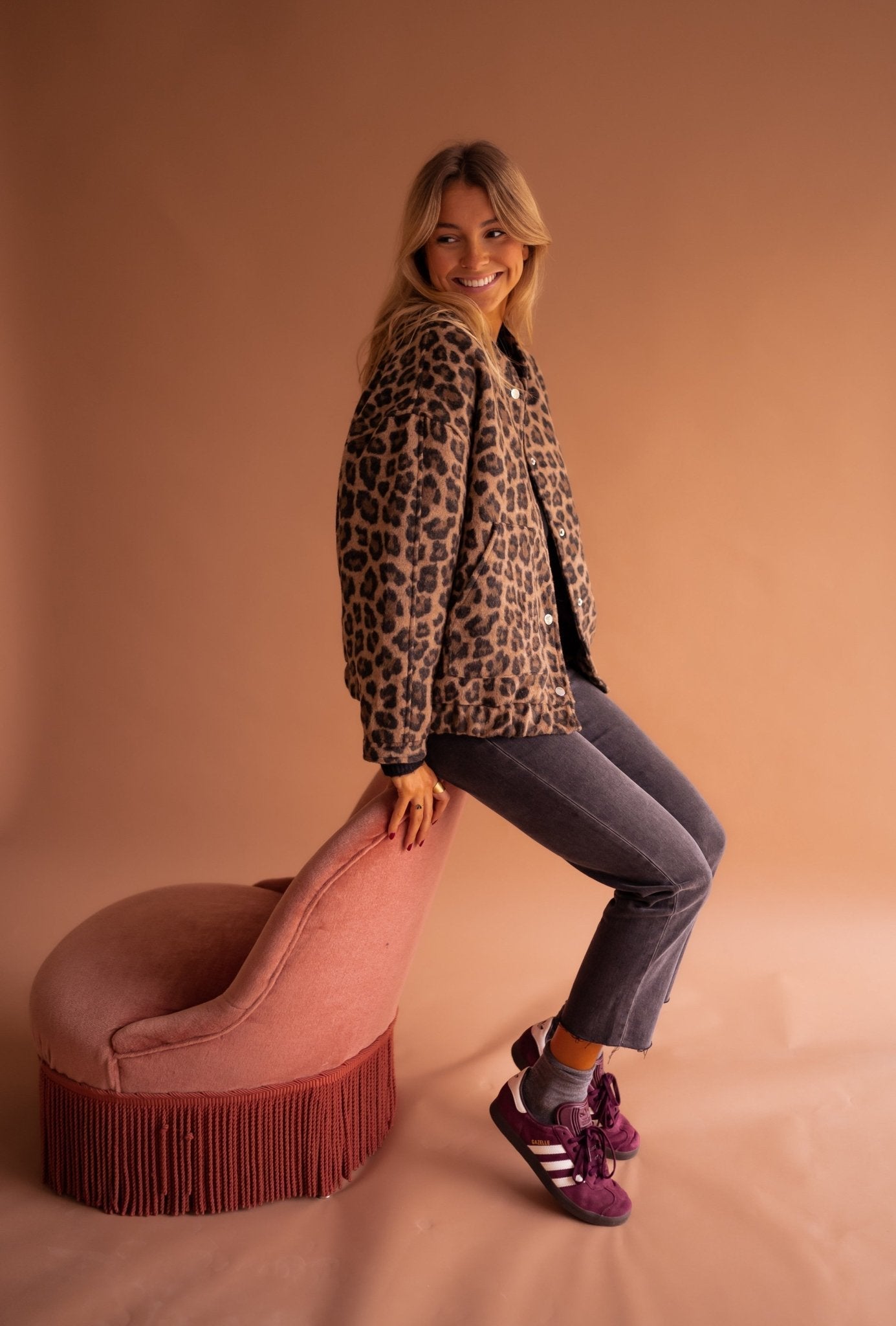 Élodie – Leopardenjacke