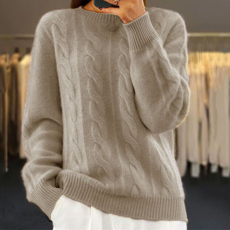Éloïse – Pull Torsadé Douillet