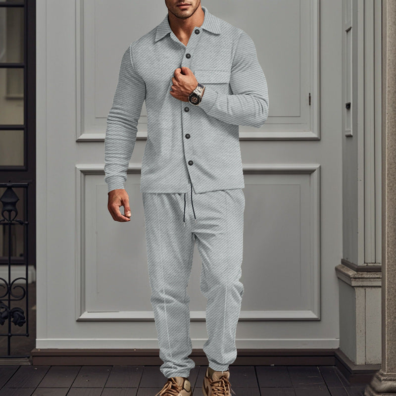 CAVALLO - Jacquard-Lapel-Zweiteiler-Set