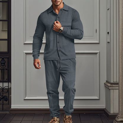 CAVALLO - Jacquard-Lapel-Zweiteiler-Set