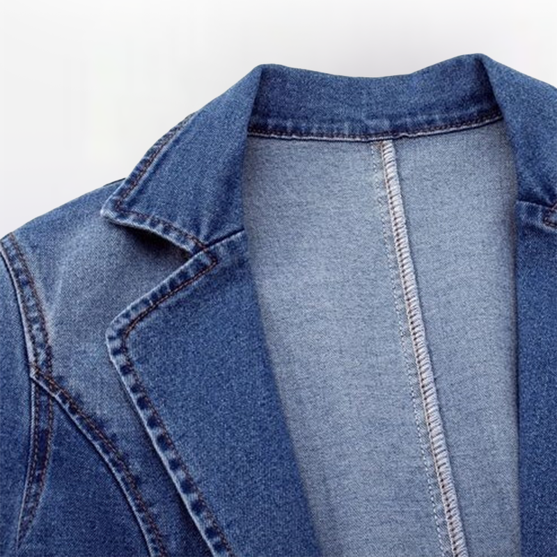 Aelin | Blazer en Denim Classique