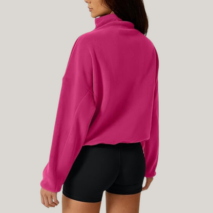 CAVALLO-Luxe Polar Fleece Sweater