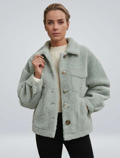 Amandine – Veste en Mouton Douillet