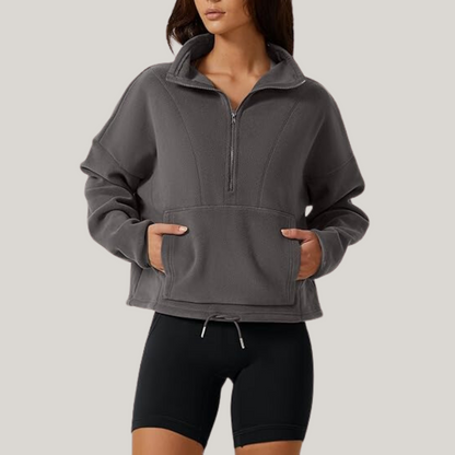 CAVALLO-Luxe Polar Fleece Sweater
