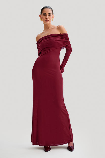 Sofia – Robe Longue Épaules Dénudées