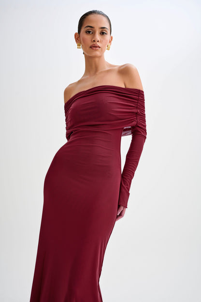 Sofia – Robe Longue Épaules Dénudées