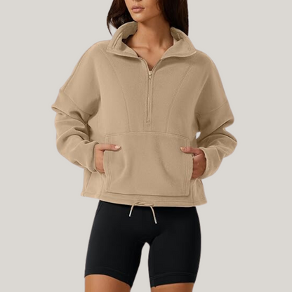 CAVALLO-Luxe Polar Fleece Sweater