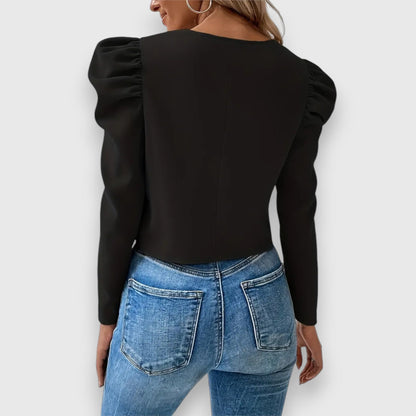 Élise – Veste à épaules structurées