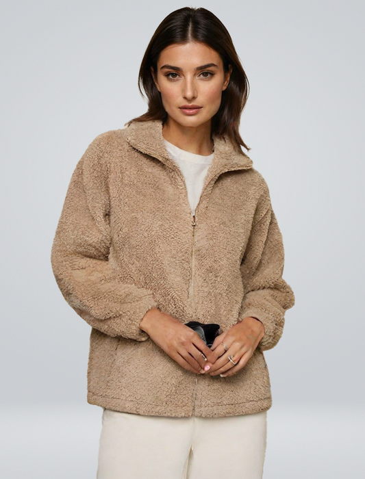 Solène – Veste Doudou Zippée