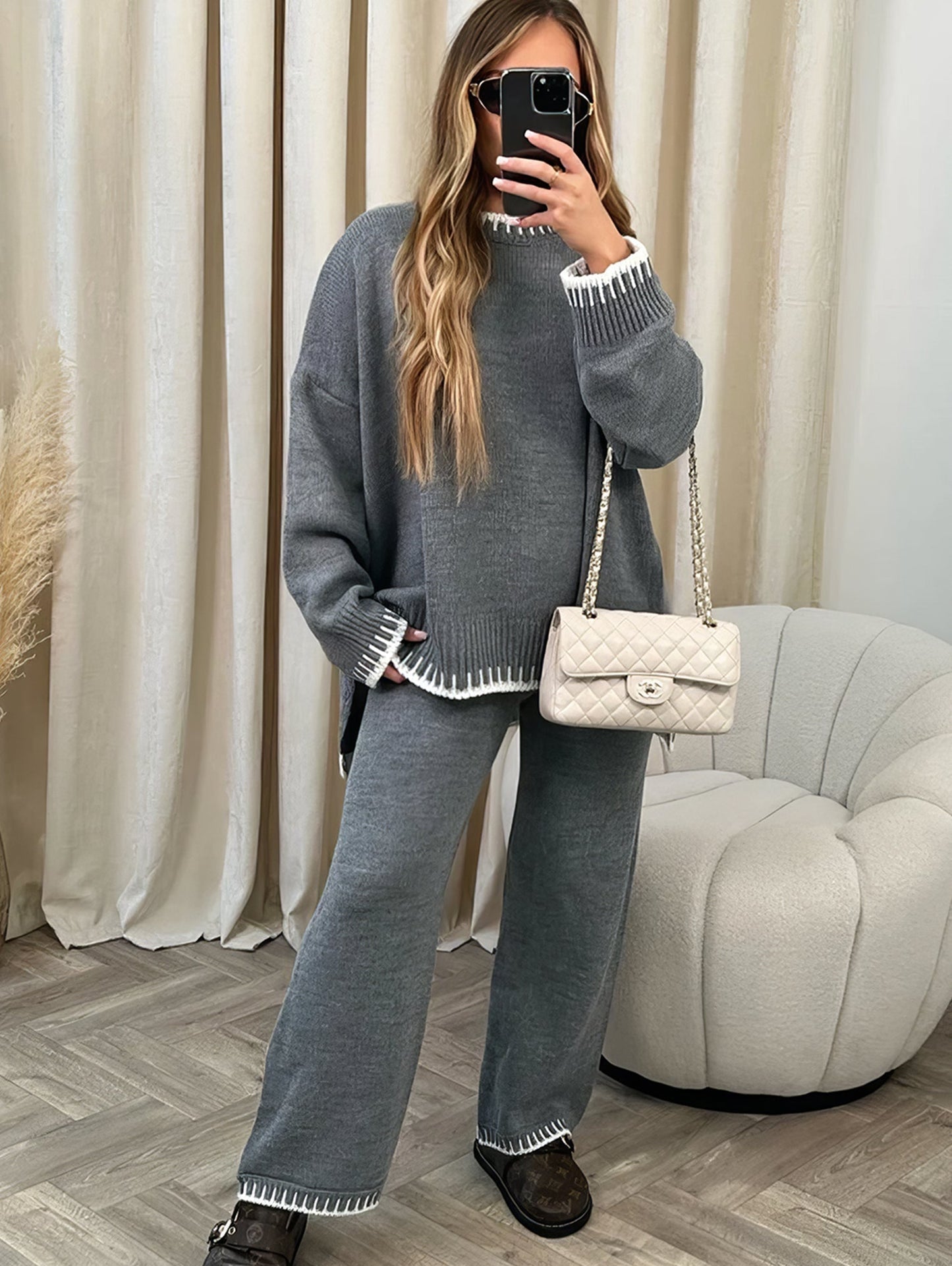 Amara – Ensemble Pull & Pantalon Décontracté