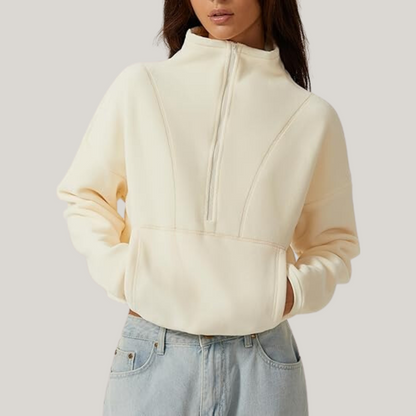CAVALLO-Luxe Polar Fleece Sweater