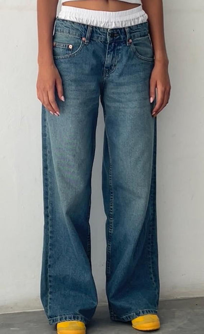 Mila – Jean Taille Basse Oversize