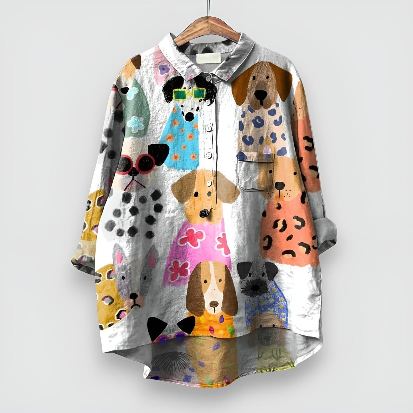 Amelie - Damenshirt mit Hundeprint
