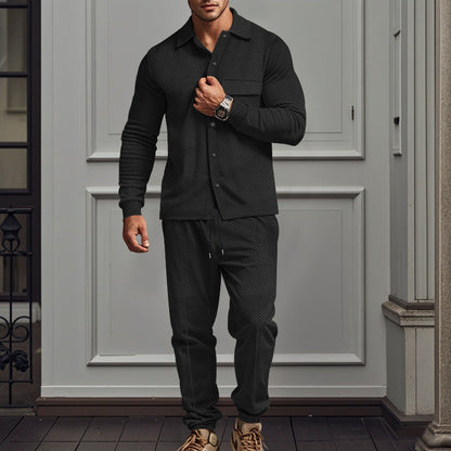 CAVALLO - Jacquard-Lapel-Zweiteiler-Set