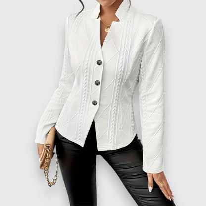 Clara – Veste Texturée Chic
