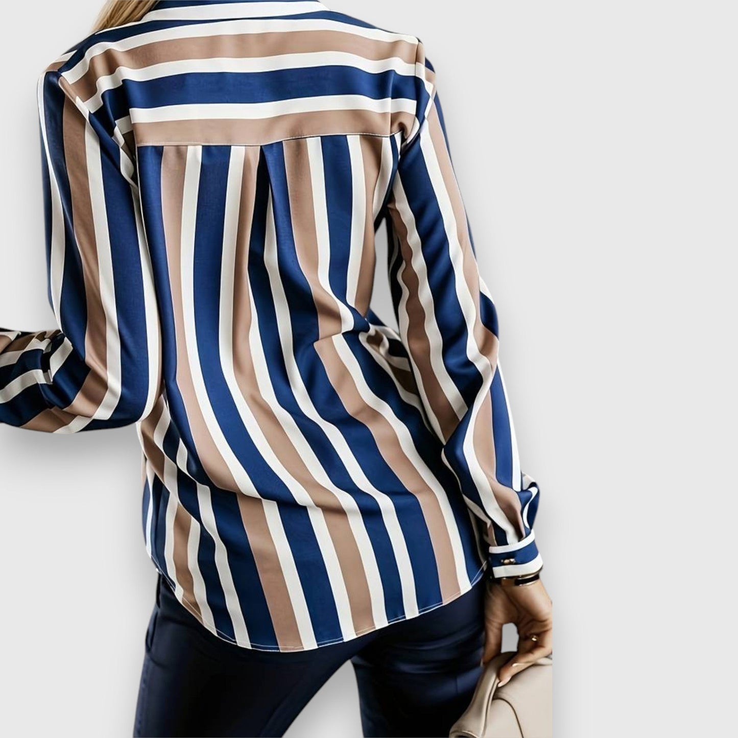 Vallier – Blouse Rayée Chic