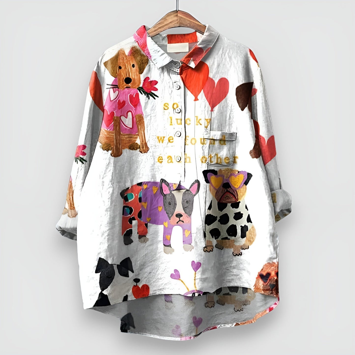 Amelie - Damenshirt mit Hundeprint