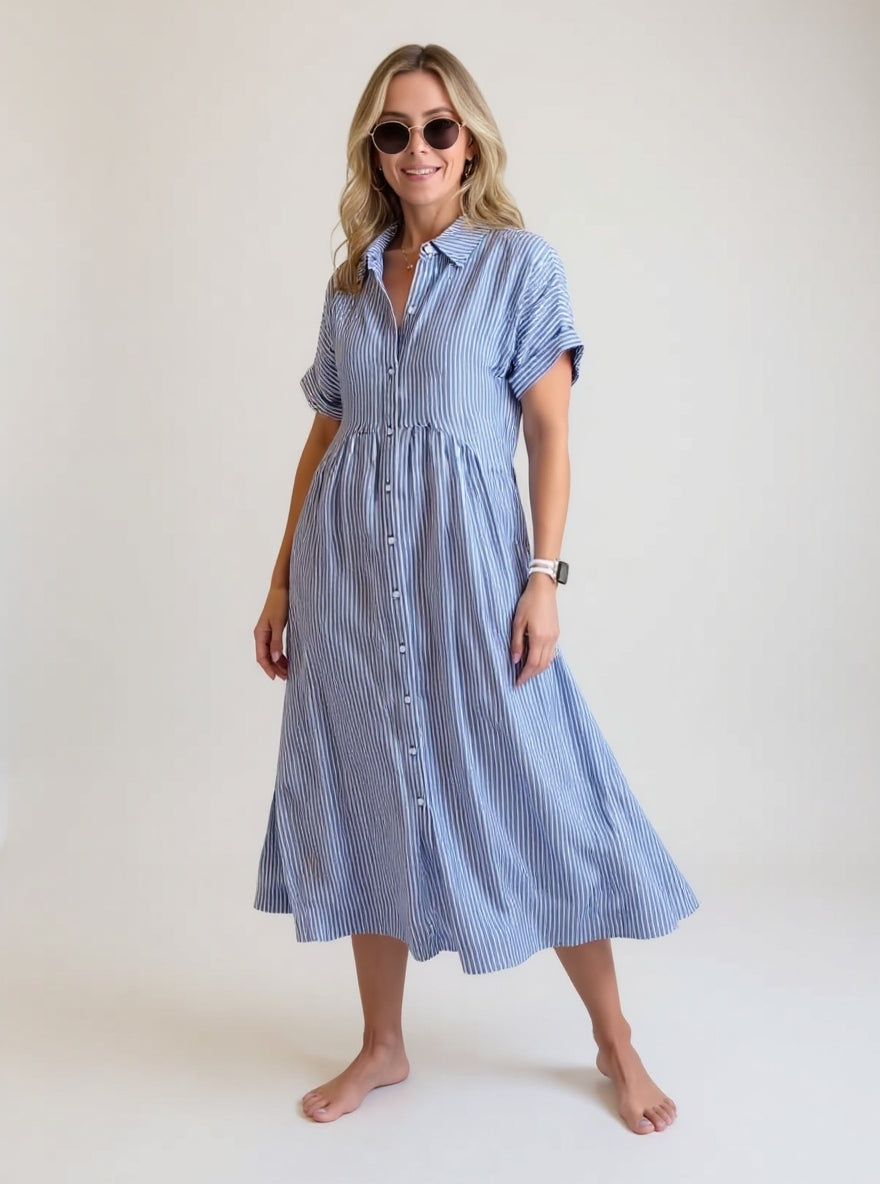 LUNE – Marla Button Dress