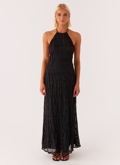 Élodie – Robe Longue à Volants