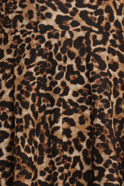 Ava – Robe Léopard Volantée