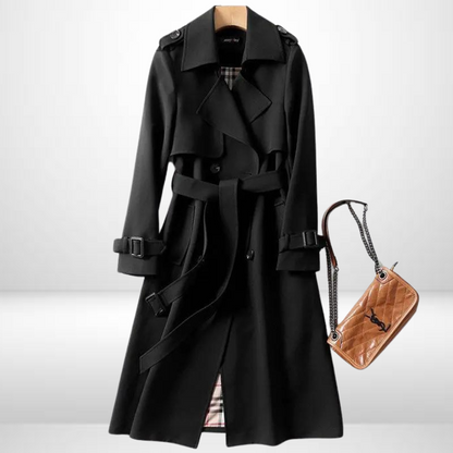 Élodie – Trench Élégant à Ceinture