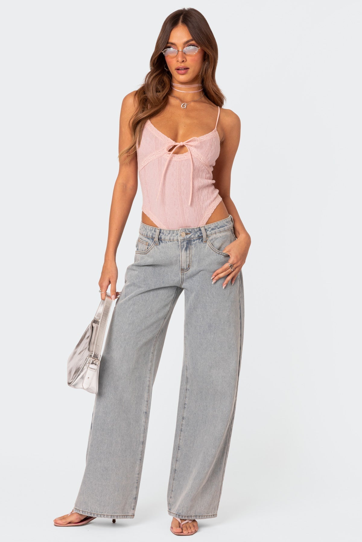 Lilou – Jean Oversize avec Détail Noeud