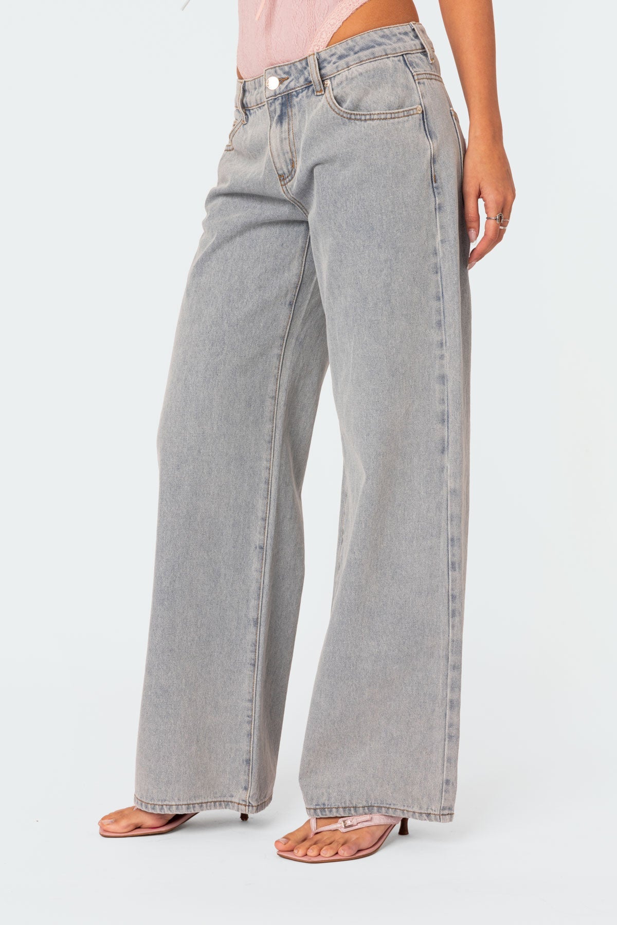 Lilou – Jean Oversize avec Détail Noeud